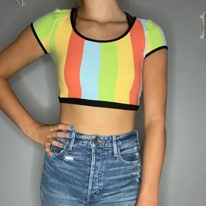 Shein size small cute colorful top